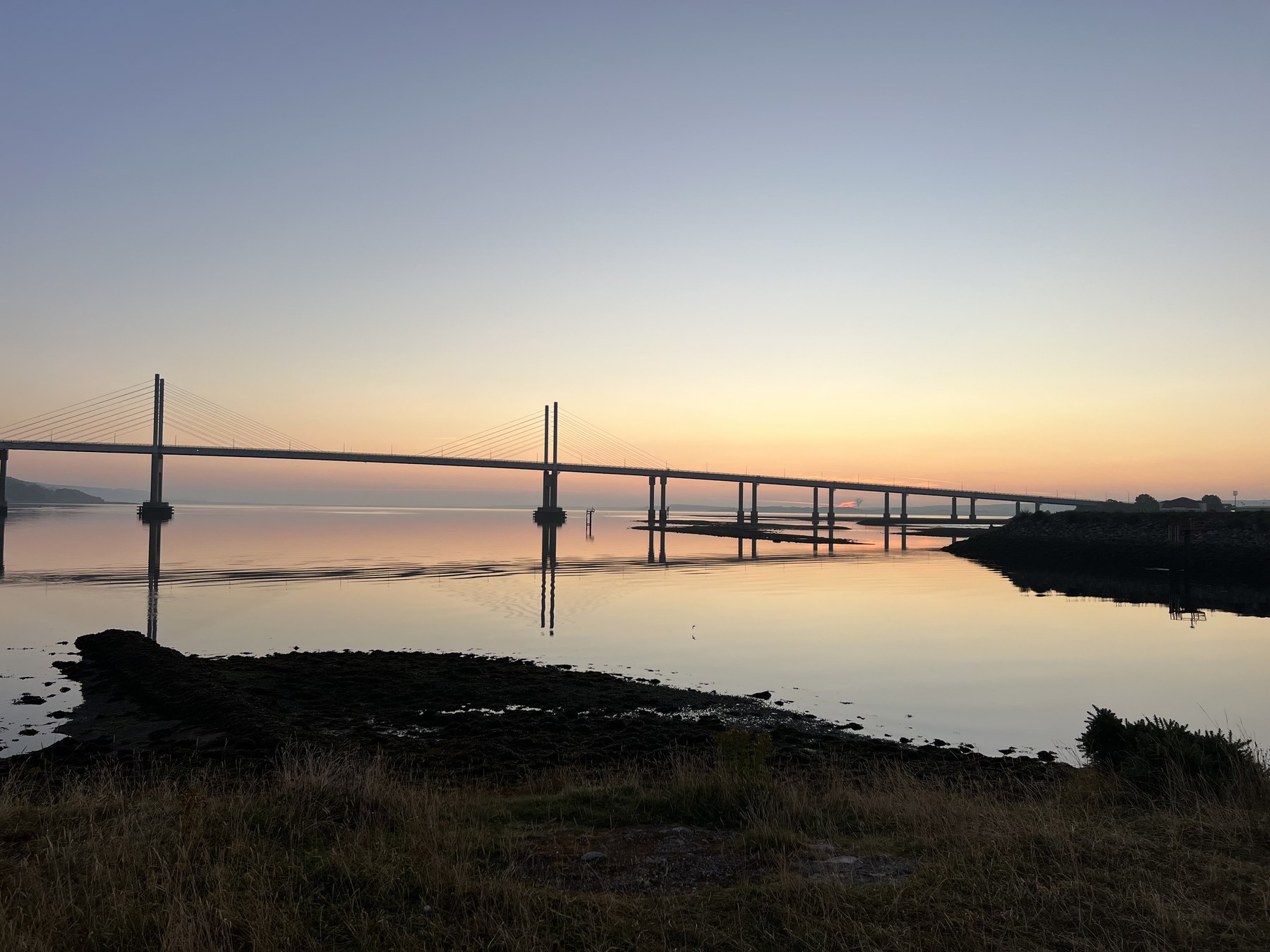 Bridge at golden hour photographed by AJ Rucker