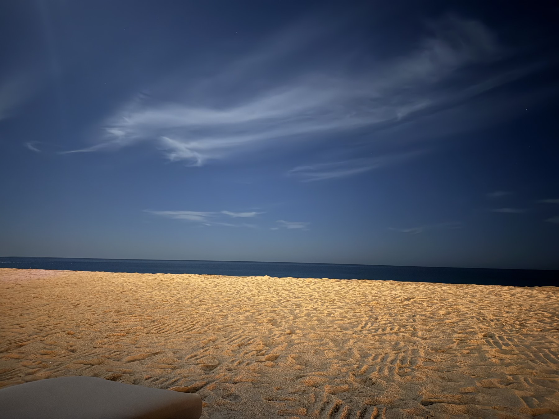 Quiet beach and shoreline